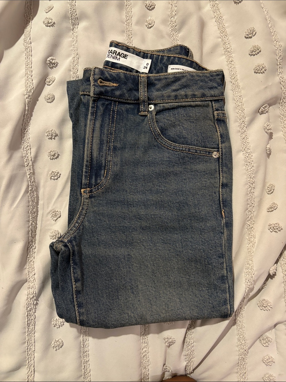 Garage Women's Dark Blue High-Rise Jeans